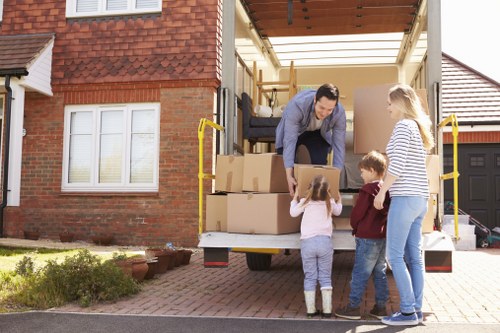 Local moving team helping with a home removal in Enfieldwash