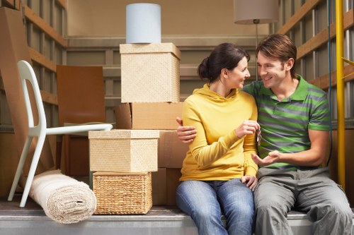 Removal van for business and office relocation in Enfieldwash
